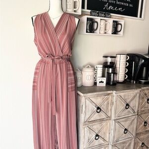 Elegant Striped Jumpsuit